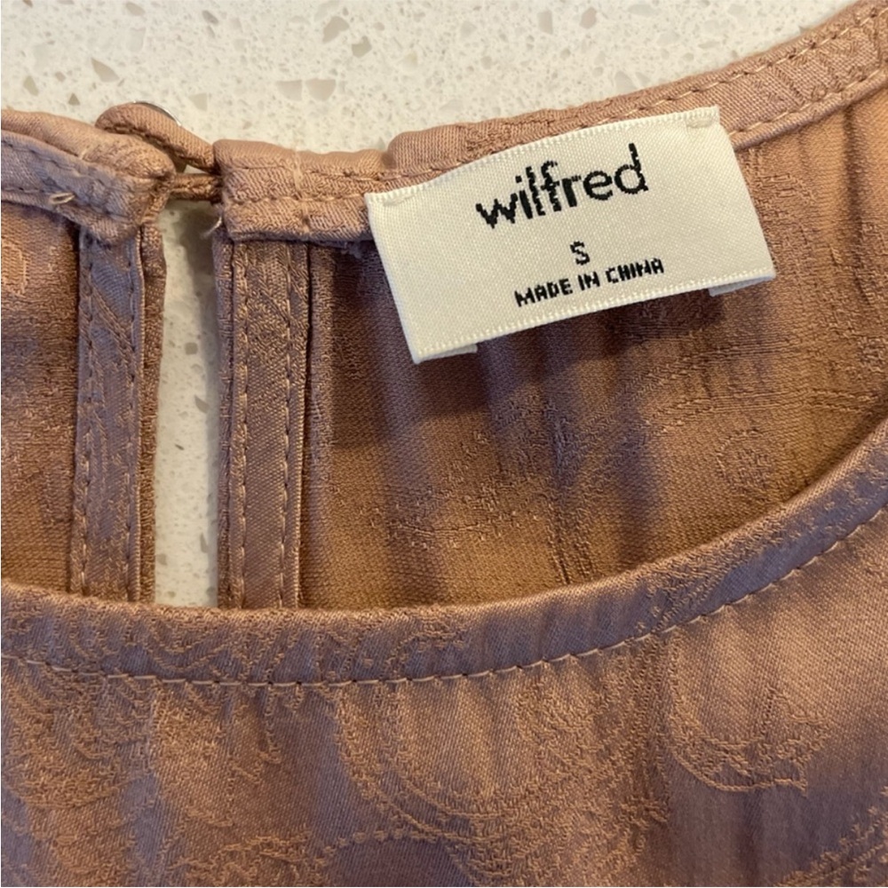 Aritzia Wilfred Rive Rose Gold Romper EUC - Picture 10 of 12